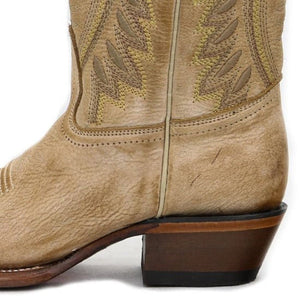 Botas de Cuero Vintage en Horma Dubai para Dama Color Miel - Image 2