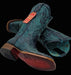 Botas de Cuero Volcano para Mujer en Horma Rodeo Color Turquesa