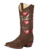 Botas de Gamuza Original para Mujer en Horma Rodeo Camel