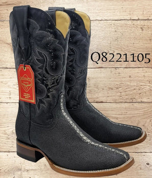 Botas de Mantarraya PC Grabada Horma Rodeo Cuadrada - Image 3