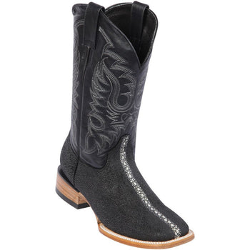 Botas de Mantarraya PC Grabada Horma Rodeo Cuadrada - Image 5