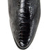 Botas de Pata de Avestruz Punta Oval Color Negro LAB-650505