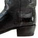 Botas de Pata de Avestruz Punta Oval Color Negro LAB-650505