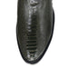 Botas de Pata de Avestruz Punta Oval Color Verde Olivo LAB-650545