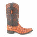 Botas de Pescado Pirarucu Original en Horma Europea Cuadrada