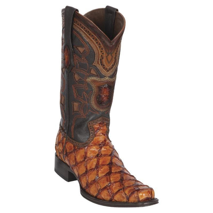 Botas de Pescado Pirarucu Original en Horma Europea Cuadrada LAB