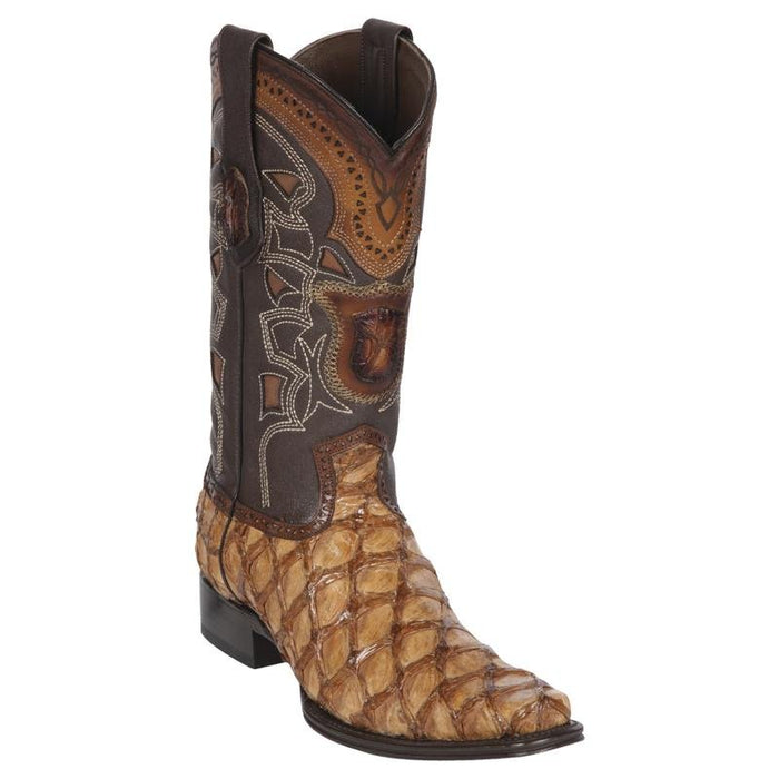 Botas de Pescado Pirarucu Original en Horma Cuadrada con Zipper WD-026 main image 1