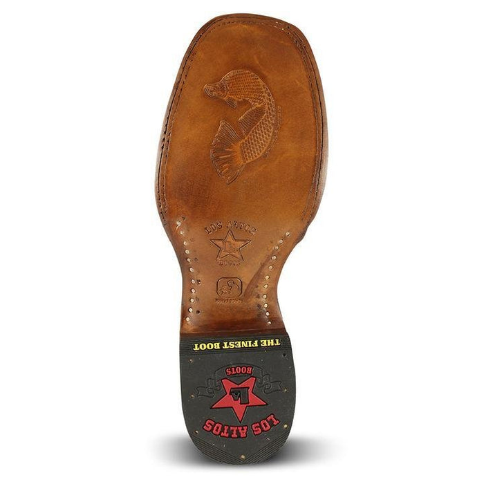 Botas de Pescado Pirarucu Original en Horma Rodeo Cuadrada - Image 7
