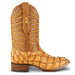 Botas de Pescado Pirarucu Original en Horma Rodeo Cuadrada