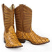 Botas de Pescado Pirarucu Original en Horma Rodeo Cuadrada