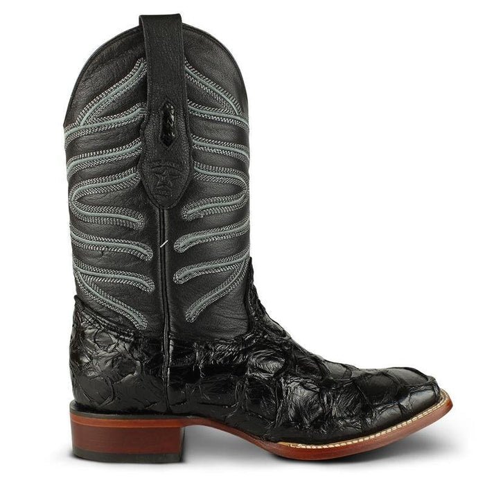 Botas de Pescado Pirarucu Original en Horma Rodeo Cuadrada - Image 2