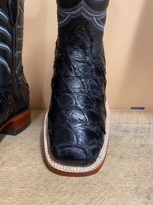 Botas de Pescado Pirarucu Original en Horma Rodeo Cuadrada - Image 6