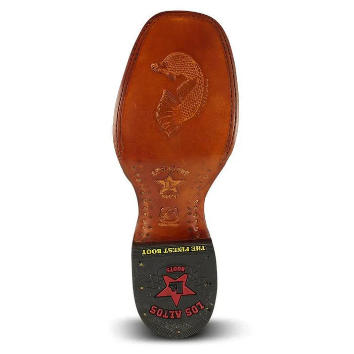Botas de Pescado Pirarucu Original en Horma Rodeo Cuadrada LAB - Image 7
