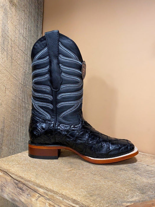 Botas de Pescado Pirarucu Original en Horma Rodeo Cuadrada - Image 3