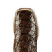Botas de Pescado Pirarucu Original en Horma Rodeo Cuadrada