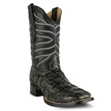 Botas de Pescado Pirarucu Original en Horma Rodeo Cuadrada LAB