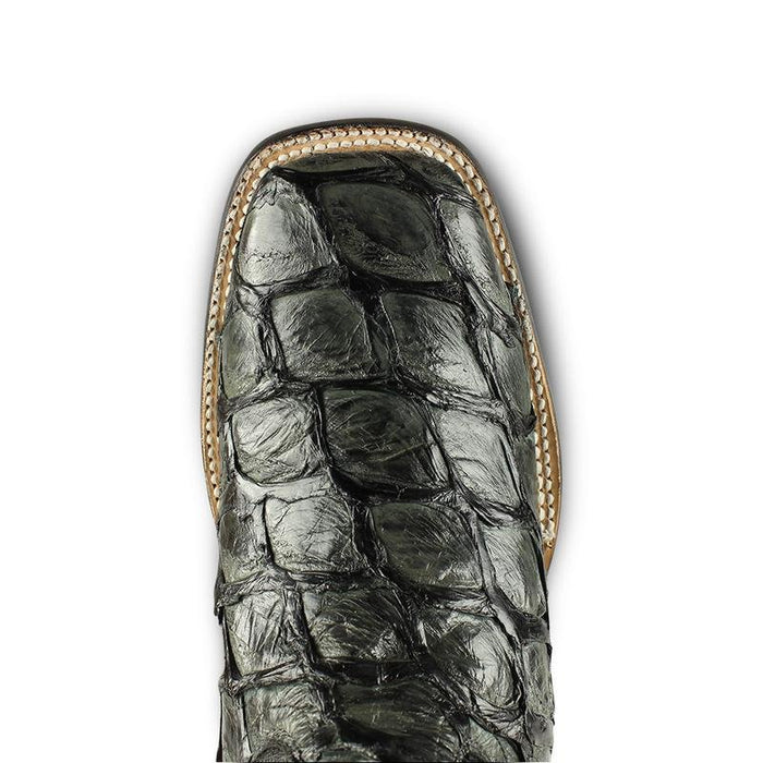 Botas de Pescado Pirarucu Original en Horma Rodeo Cuadrada LAB