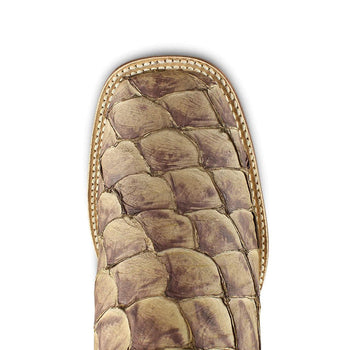 Botas de Pescado Pirarucu Original en Horma Rodeo Cuadrada LAB - Image 3