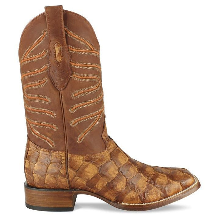 Botas de Pescado Pirarucu Original en Horma Rodeo Cuadrada - Image 4