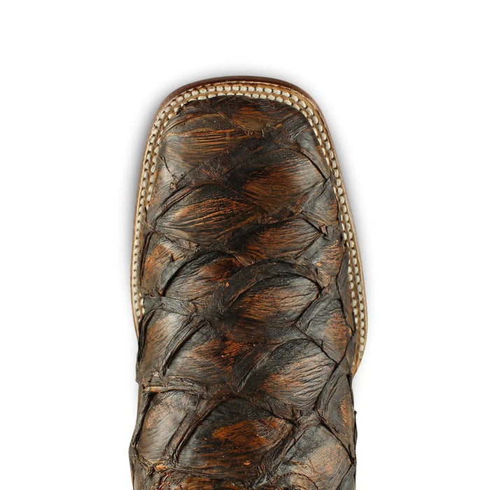Botas de Pescado Pirarucu Original en Horma Rodeo Cuadrada LAB - Image 3