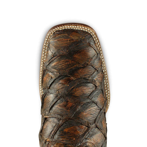 Botas de Pescado Pirarucu Original en Horma Rodeo Cuadrada LAB