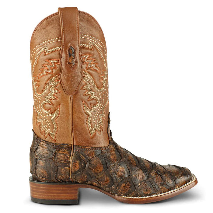 Botas de Pescado Pirarucu Original en Horma Rodeo Cuadrada - Image 2