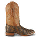 Botas de Pescado Pirarucu Original en Horma Rodeo Cuadrada