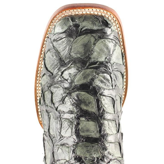 Botas de Pescado Pirarucu Original en Horma Rodeo Cuadrada WW