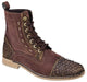 Botas de Pescado Pirarucu Original en Horma Urbana Militar