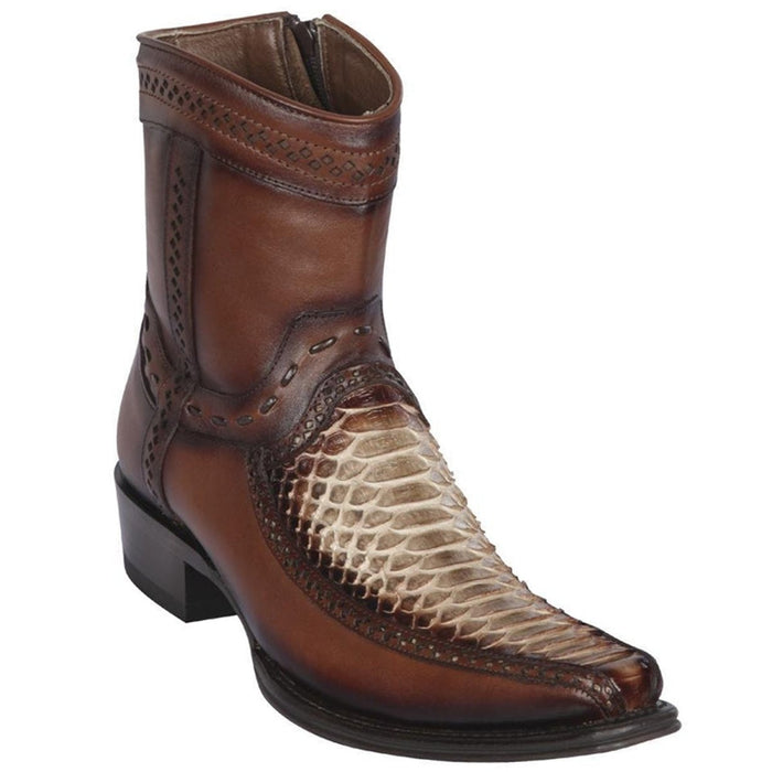 Botas de Piton con Venado Cortas Punta Europea LAB