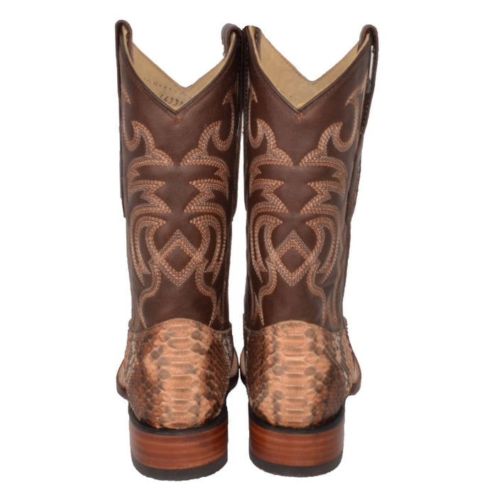 Botas de Piton Original Horma Cuadrada Amplia Color Arena - Image 6