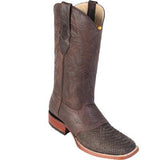 Botas de Piton Original Horma Ranchera Cuadrada Ancha