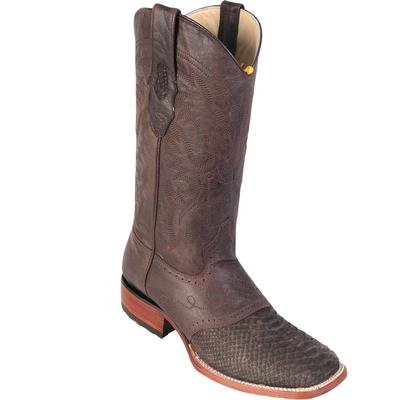 Botas de Piton Original Horma Ranchera Cuadrada Ancha