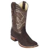 Botas de Piton Original Horma Ranchera Cuadrada Ancha LAB