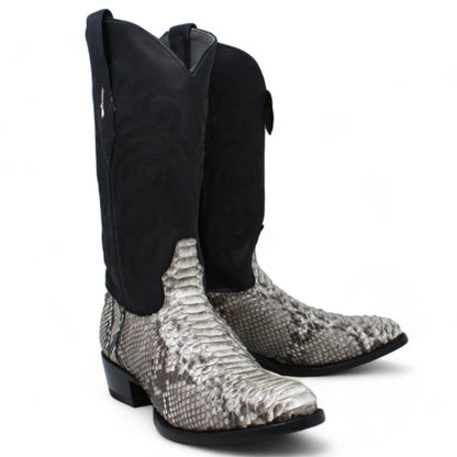 Botas de Pitón Original Horma Redonda LAB-6557