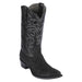 Botas de Piton Punta Recortada Nobuck