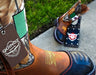 Botas de Trabajo Bandera de Mexico con Casco de Acero