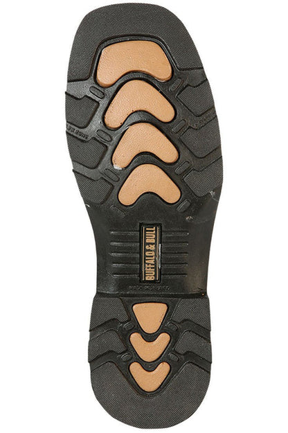 Botas de Trabajo de Cuero Horma Rodeo Color Tan con Proteccion GEN - Image 4