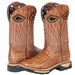 Botas de Trabajo de Cuero Original Horma Rodeo Color Arena