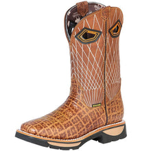 Botas de Trabajo de Cuero Original Horma Rodeo Color Arena GEN