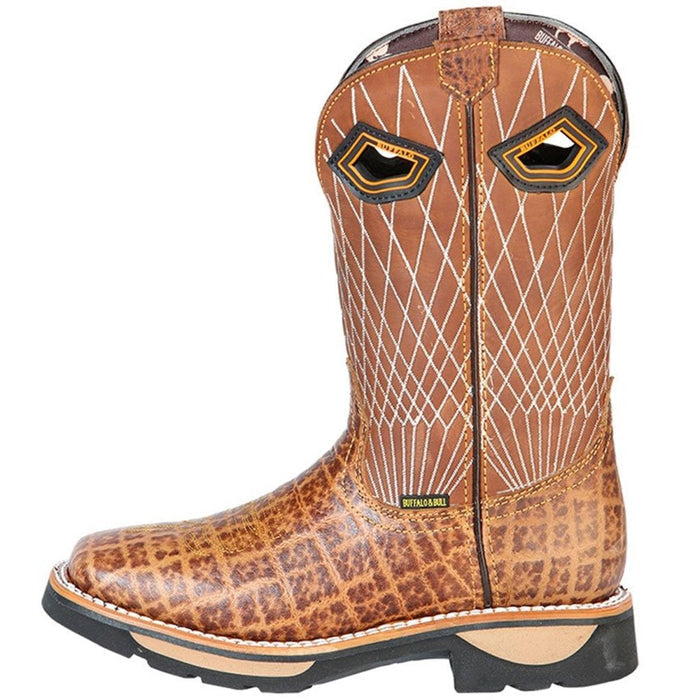 Botas de Trabajo de Cuero Original Horma Rodeo Color Arena GEN - Image 3