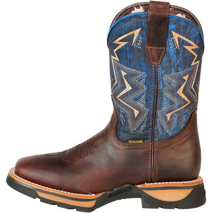 Botas de Trabajo de Cuero Original Horma Rodeo Color Cafe - Image 2