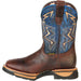 Botas de Trabajo de Cuero Original Horma Rodeo Color Cafe GEN-126458