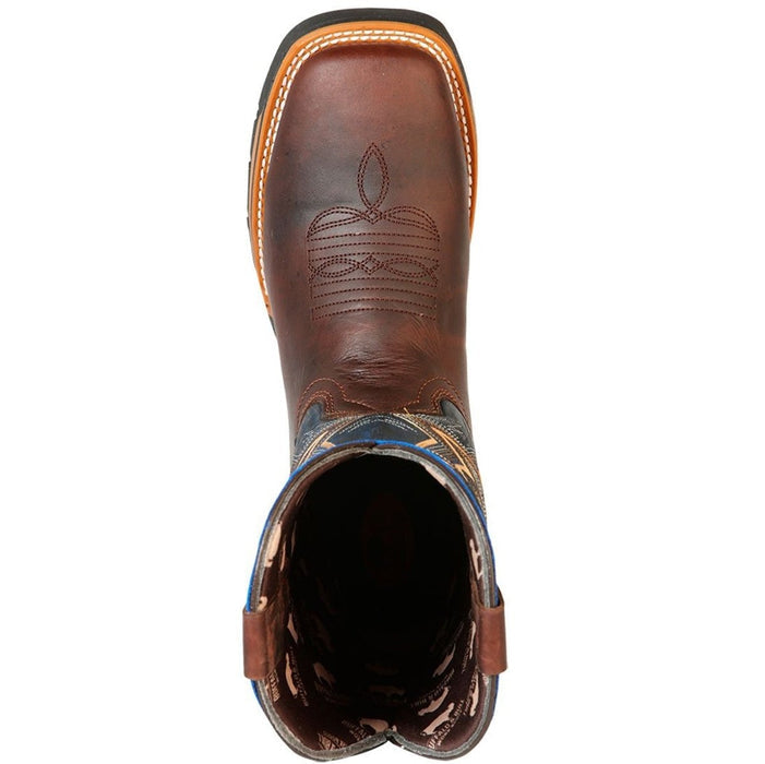 Botas de Trabajo de Cuero Original Horma Rodeo Color Cafe GEN - Image 4