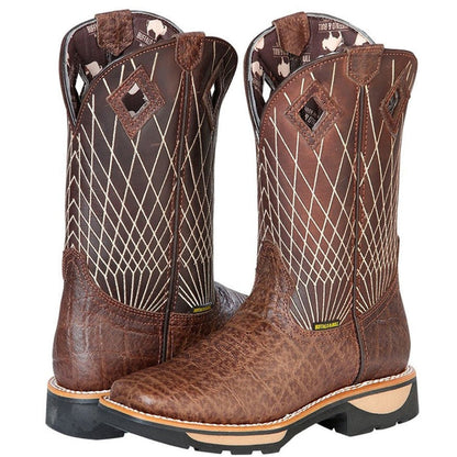 Botas de Trabajo de Cuero Original Horma Rodeo Color Tan - Image 2