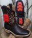 Botas de Trabajo Horma Rodeo Suela Doble Densidad Color Chocolate