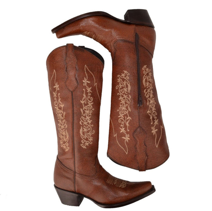 Botas de Cuero Original para Mujer Color Shedron WD - Image 9