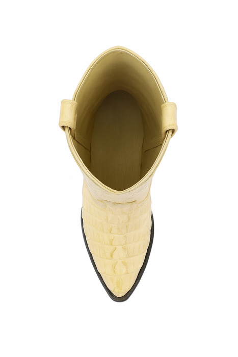 Botas de Cocodrilo - Caiman Cola Horma Puntal LAB