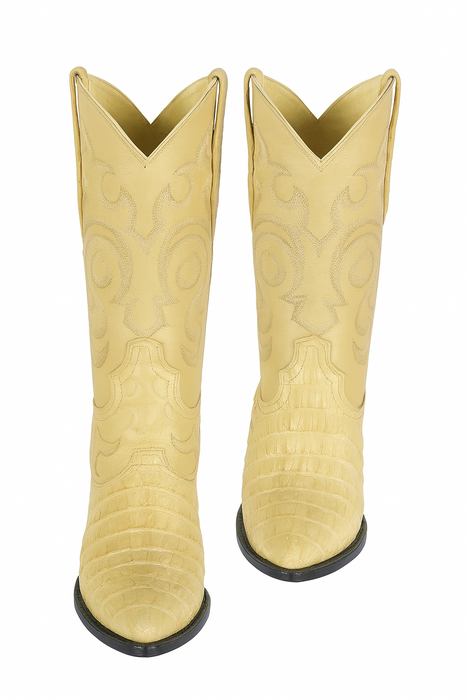Botas de Cocodrilo - Caiman Cola Horma Puntal LAB
