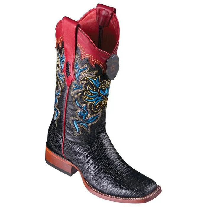 Botas Vaqueras de Armadillo Original en Punta Cuadrada para Dama LAB